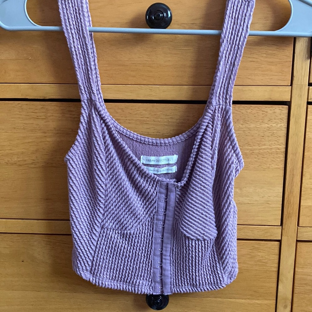 Urban Outfitters Corset Cropped Tank